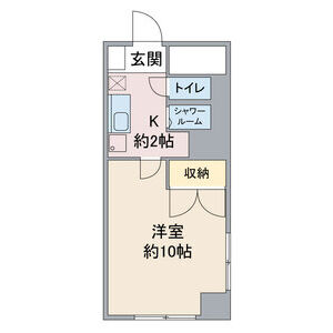 鶴舞の完工年月(1992年6月)築の賃貸マンションの間取り