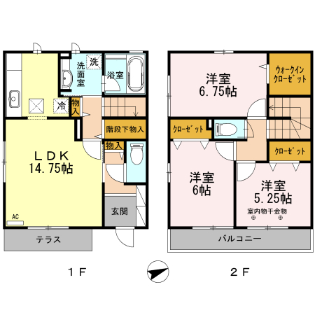 グランメールの間取り