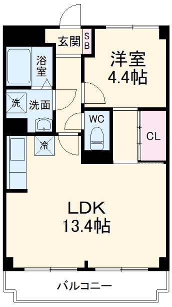 ラ・フォレ薬円台の間取り