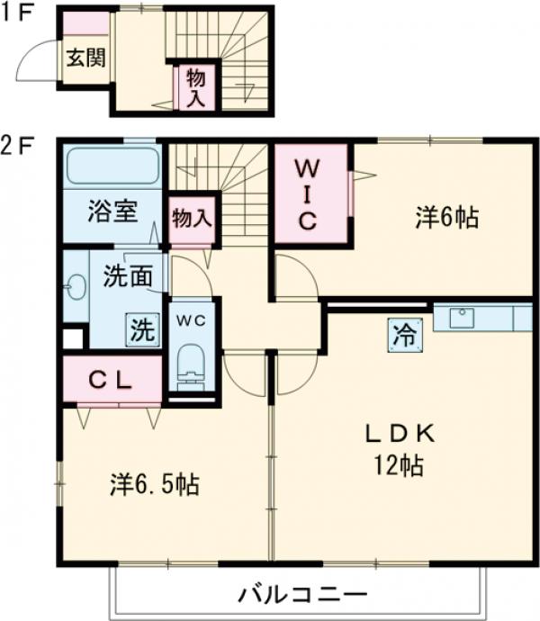 メルベーユの間取り