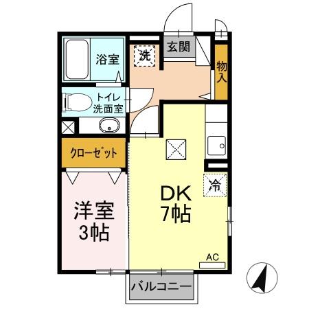 フィーノ A/Bの間取り