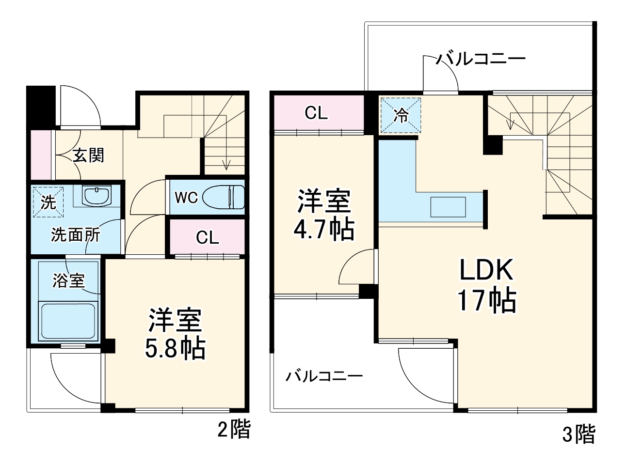 レジデンツァRの間取り