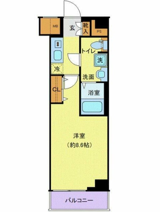 ジェノヴィア中野島の間取り
