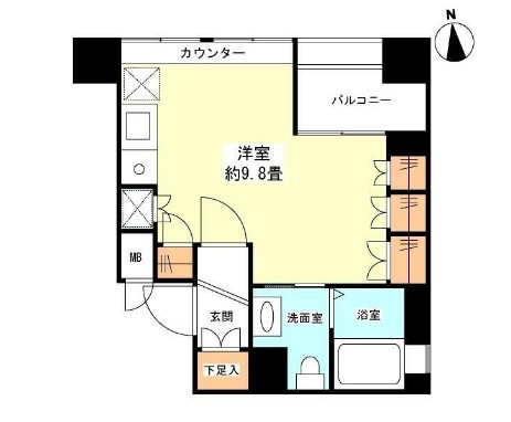グランカーサ新宿御苑の間取り