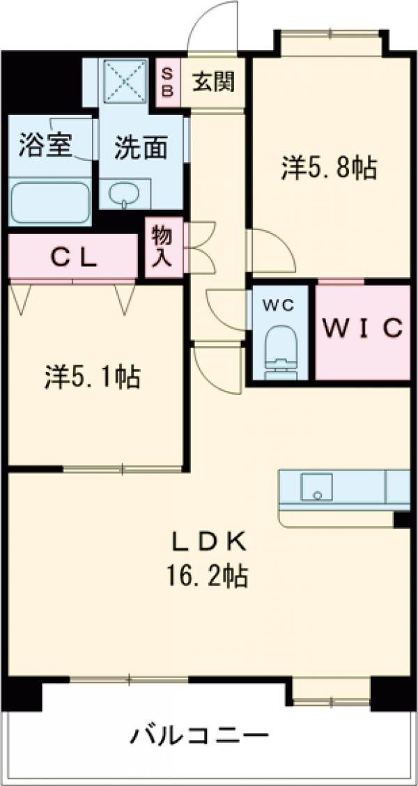 グランシャリオ空港東の間取り