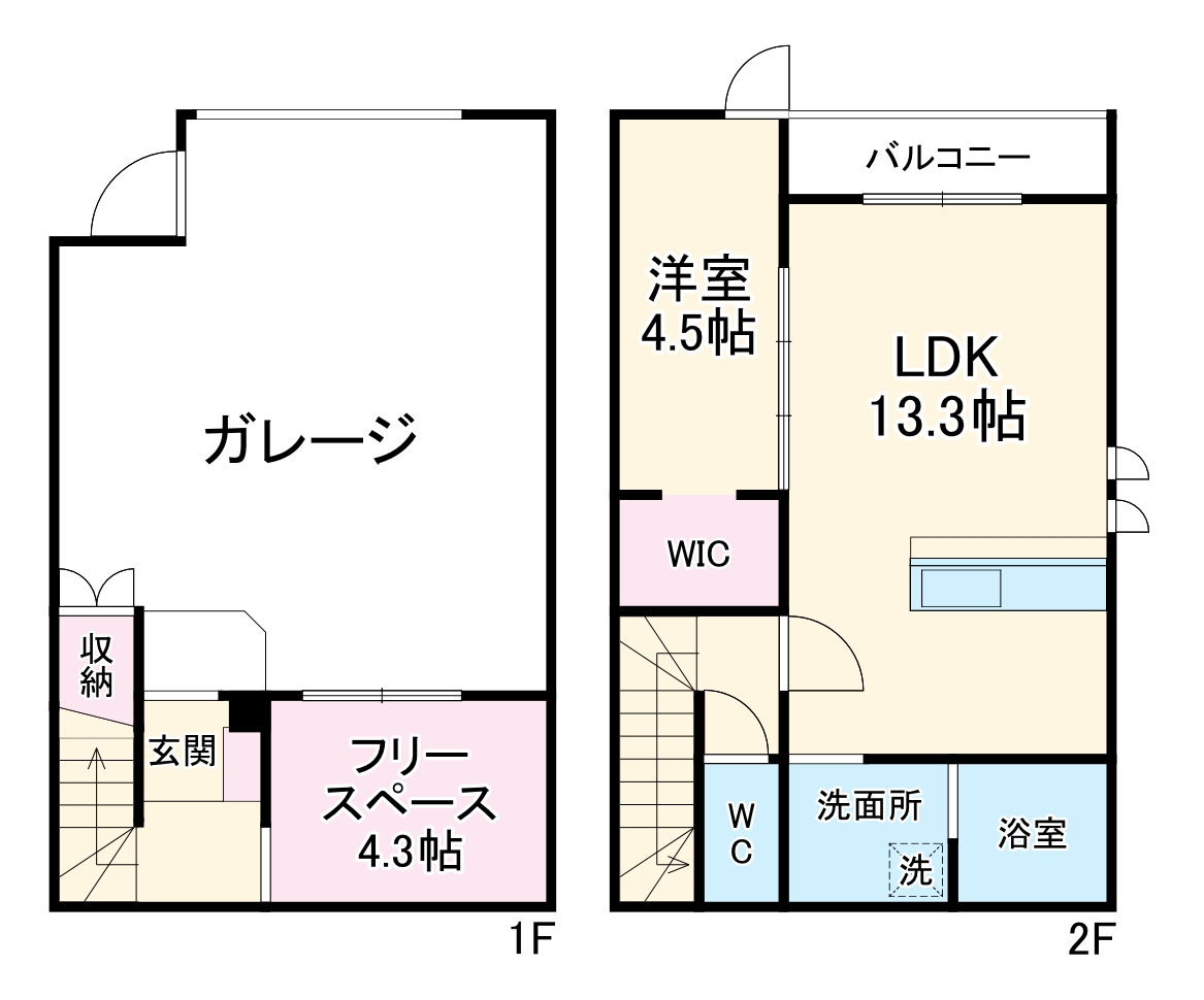Ceres HIKIYAMA BASEの間取り