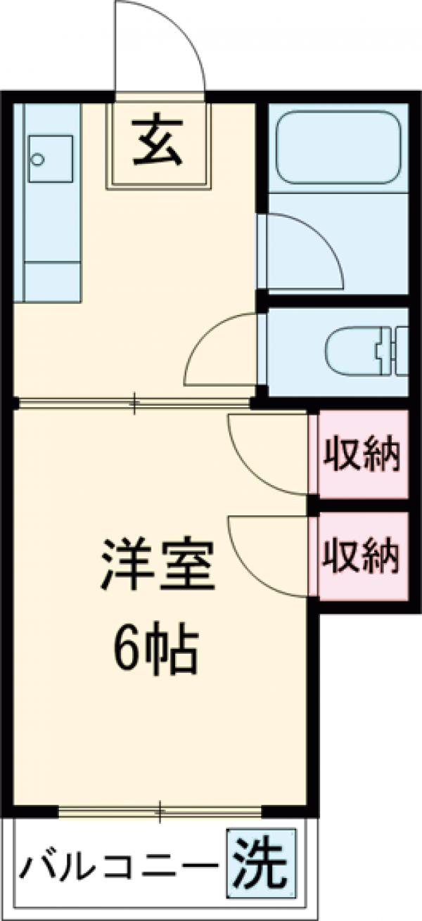 コーポベルグの間取り