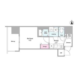 コンフォリア新梅田の間取り