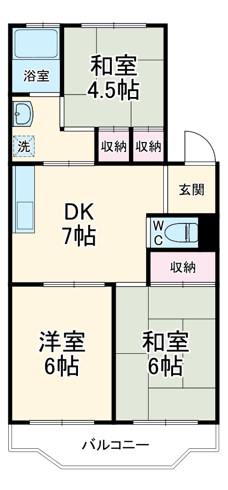 ダイヤマンションの間取り
