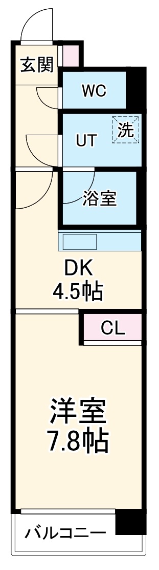クリセ諏訪の間取り