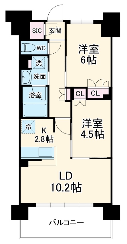 スカイグランデ津田沼の間取り