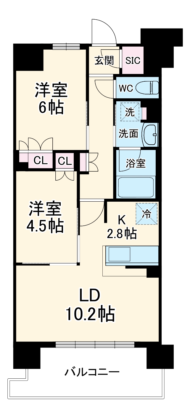スカイグランデ津田沼の間取り