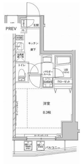 ジェノヴィア東大前グリーンヴェールの間取り