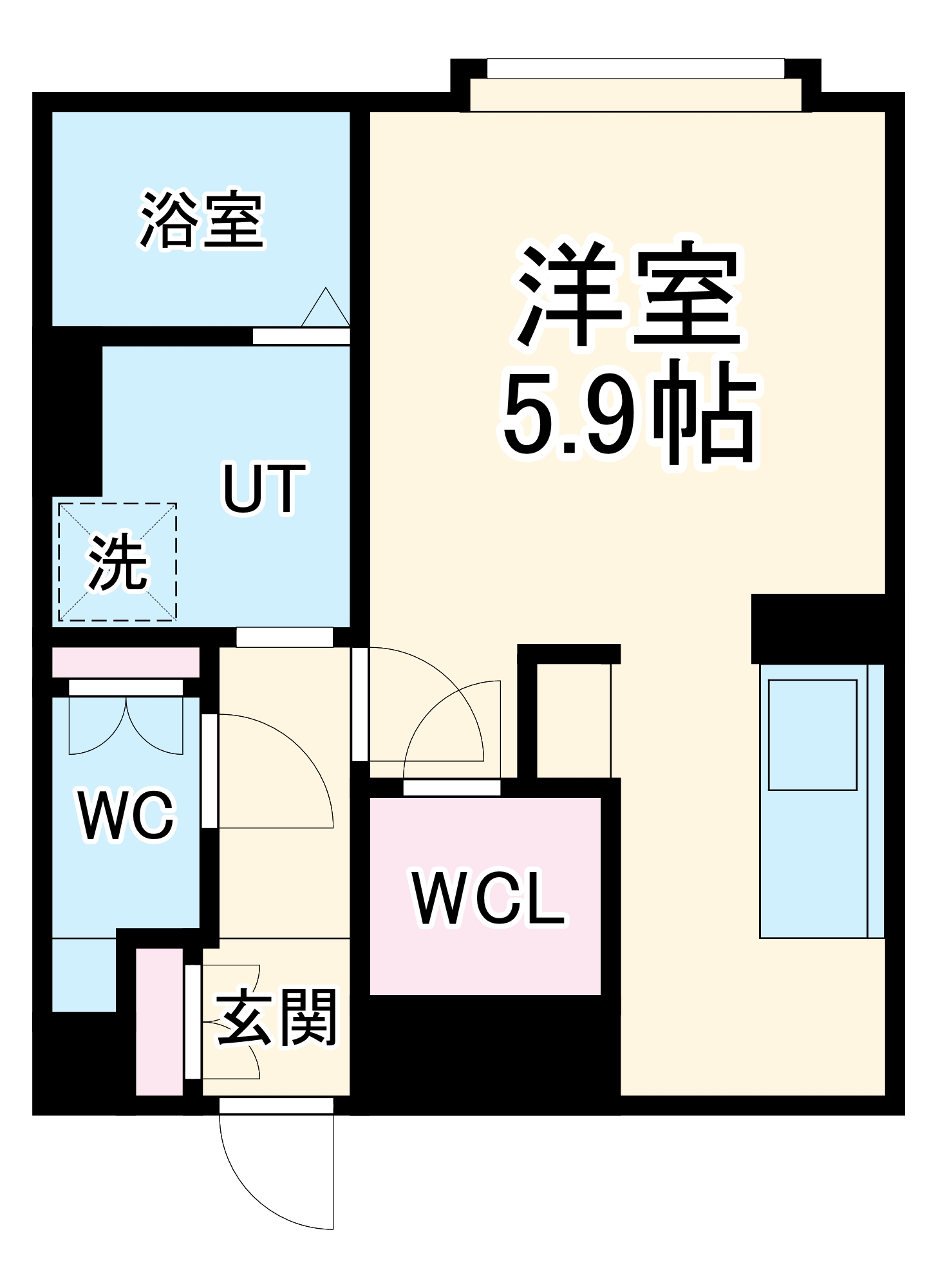 WELL COURT TENMAの間取り