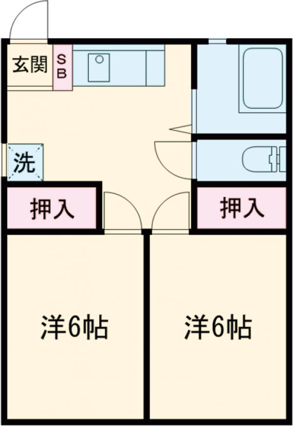 中野コーポラスの間取り
