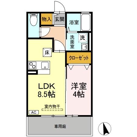 ドエル桐野の間取り