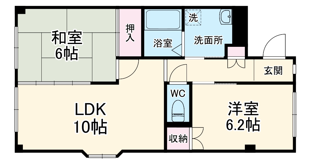 メルヴェーユKの間取り
