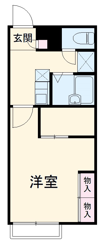 レオパレスサンフォレストⅡの間取り