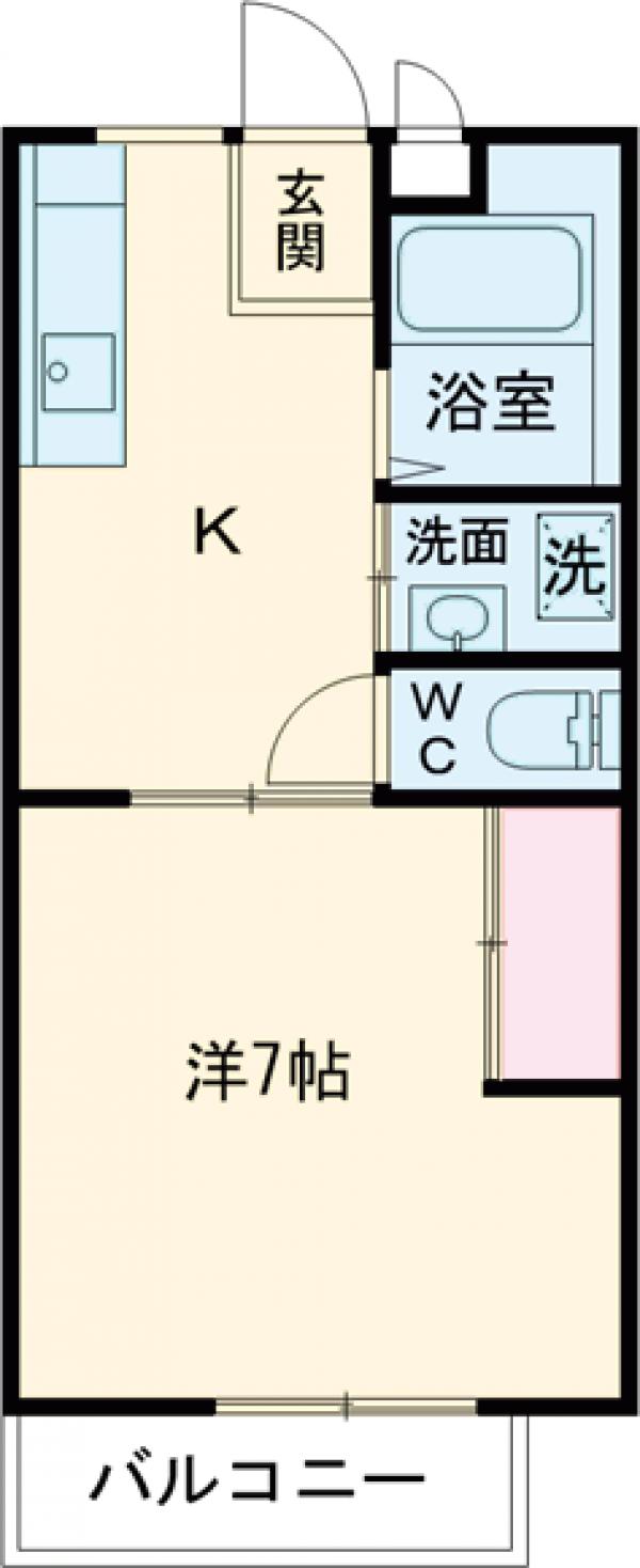 ジュネスコートの間取り