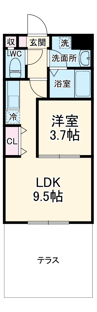 幕張THE SUITEの間取り