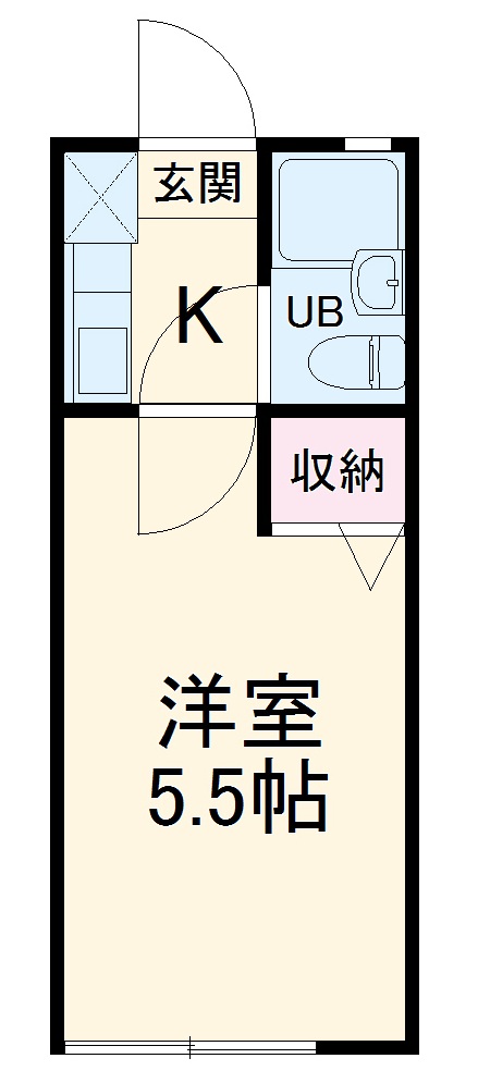ローズアパートの間取り