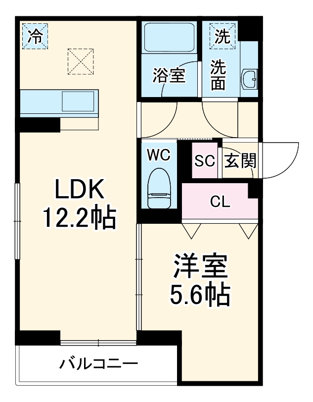 D paina 犬蔵の間取り