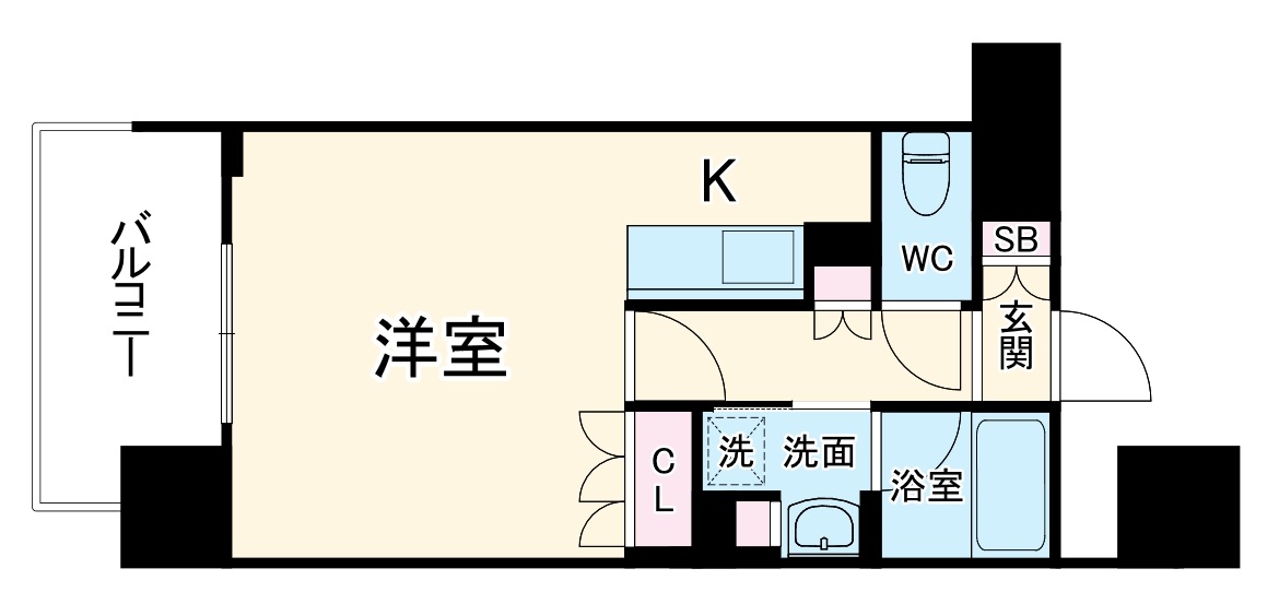 オープンレジデンシア金山 THE COURTの間取り