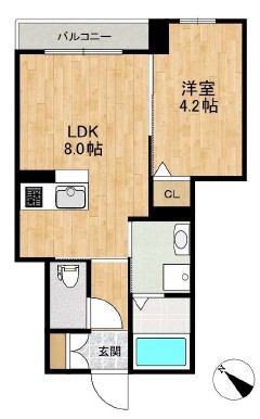 クレセールの間取り