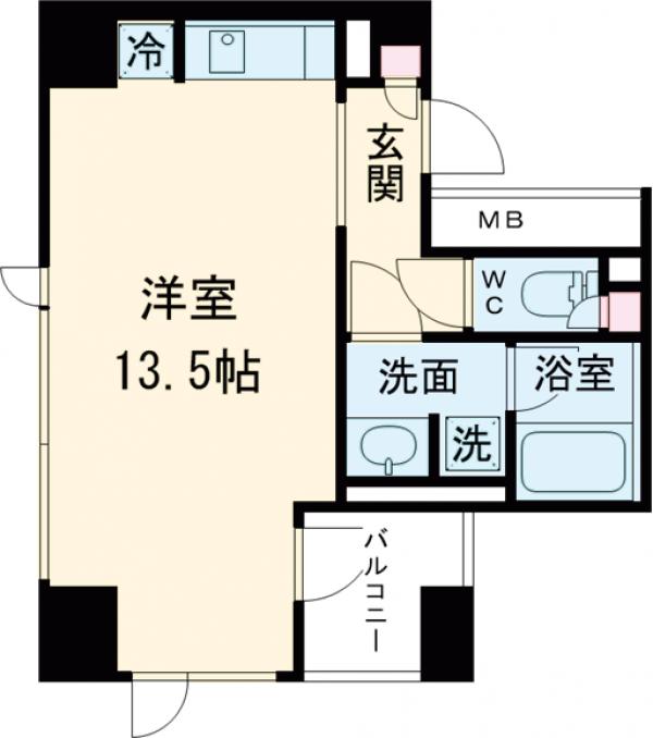 パークアクシス渋谷神南の間取り