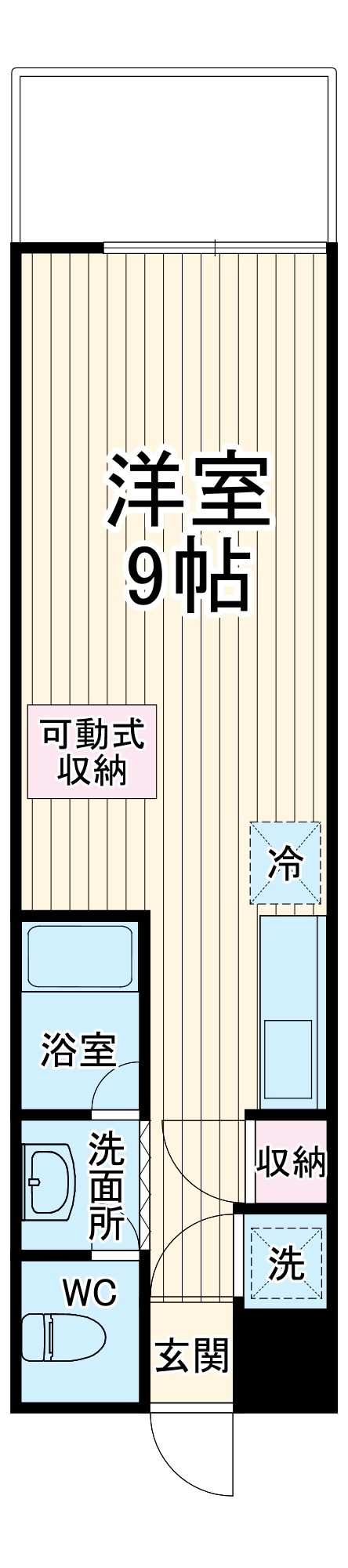 エトワールASAOの間取り