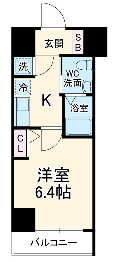 HS梅田EASTの間取り