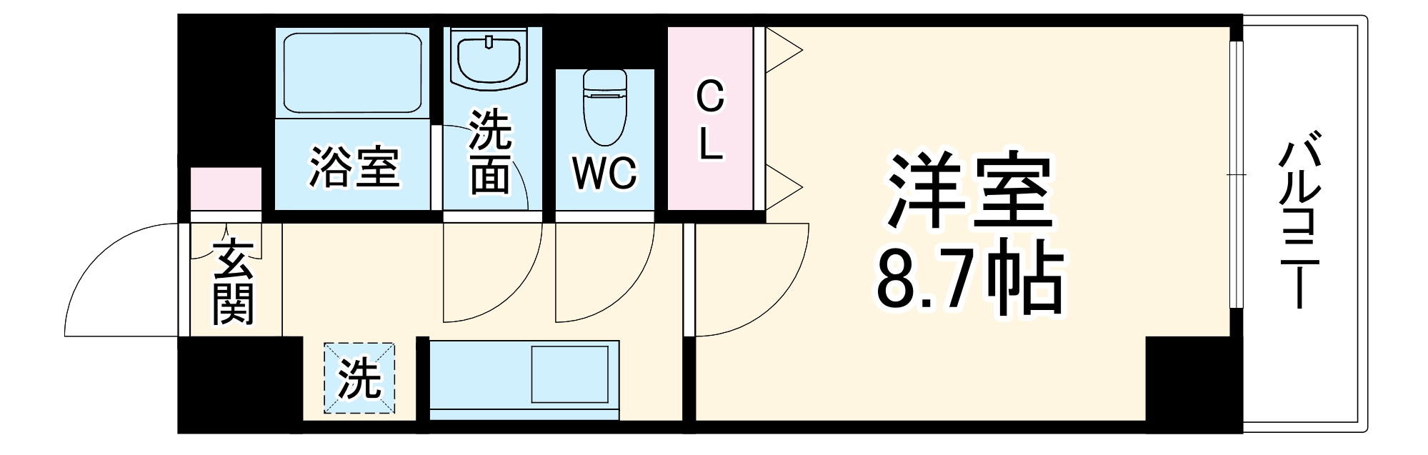 カノン雁金の間取り