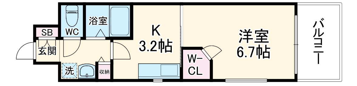 エステムプラザ京都烏丸五条の間取り