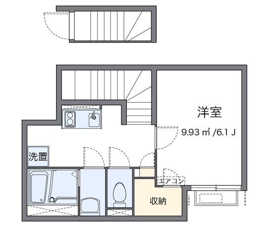クレイノLABOON下丸子の間取り