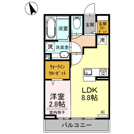 ラルジュ並榎の間取り