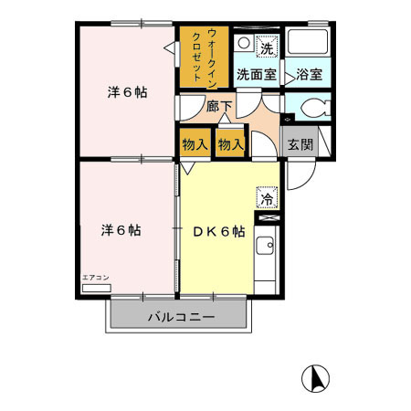 ダイワセンチュリー Aの間取り