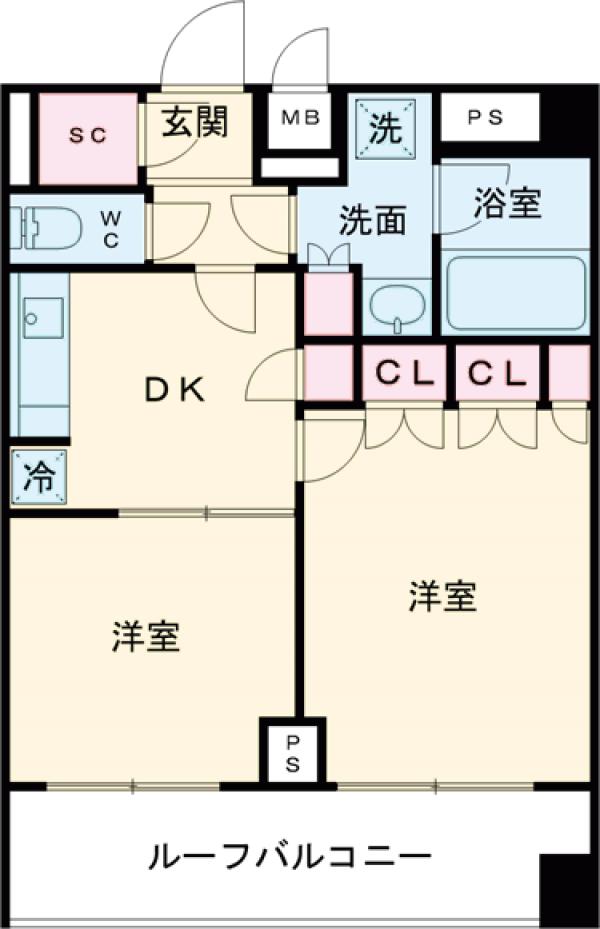 ルーブル北嶺町の間取り
