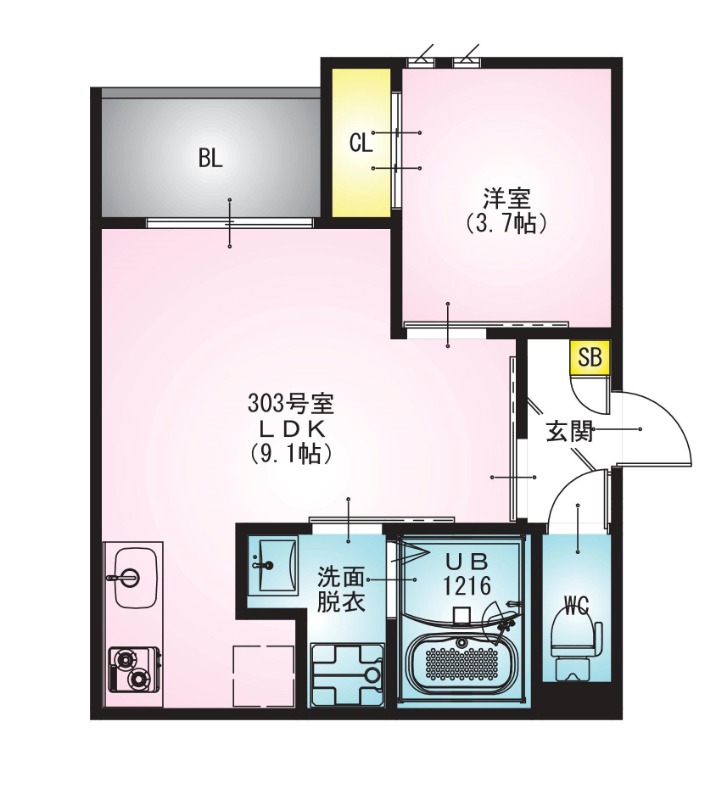 REGALEST 蓮田 プレミアムの間取り