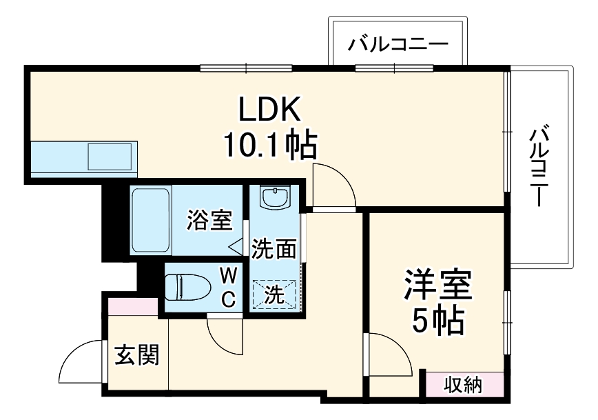 サンハイツ桑山の間取り