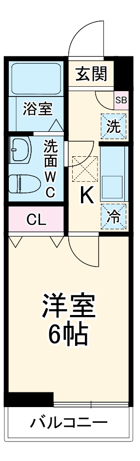 エクセラン上本郷Ⅱの間取り