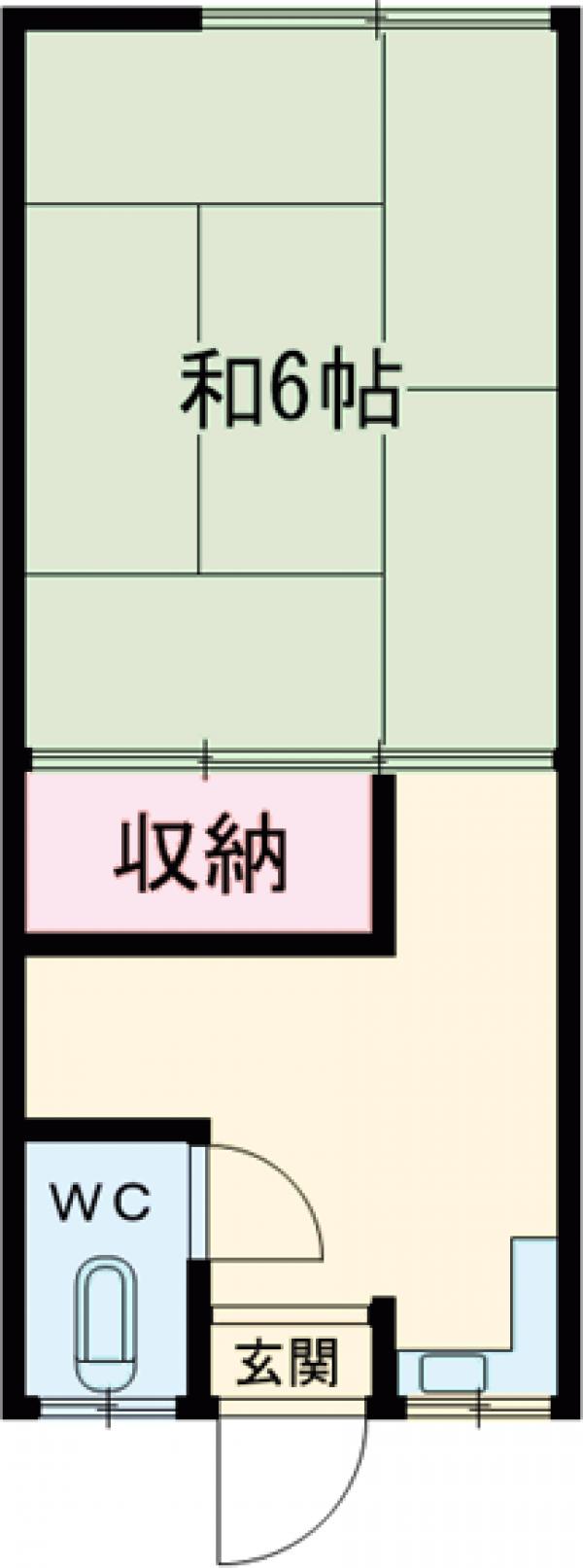 小里アパートの間取り