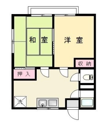 ハイツ中島の間取り