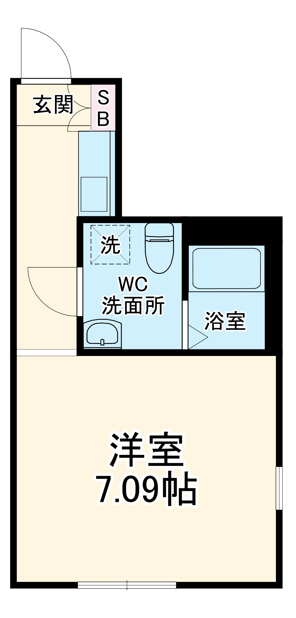 センターテラスの間取り