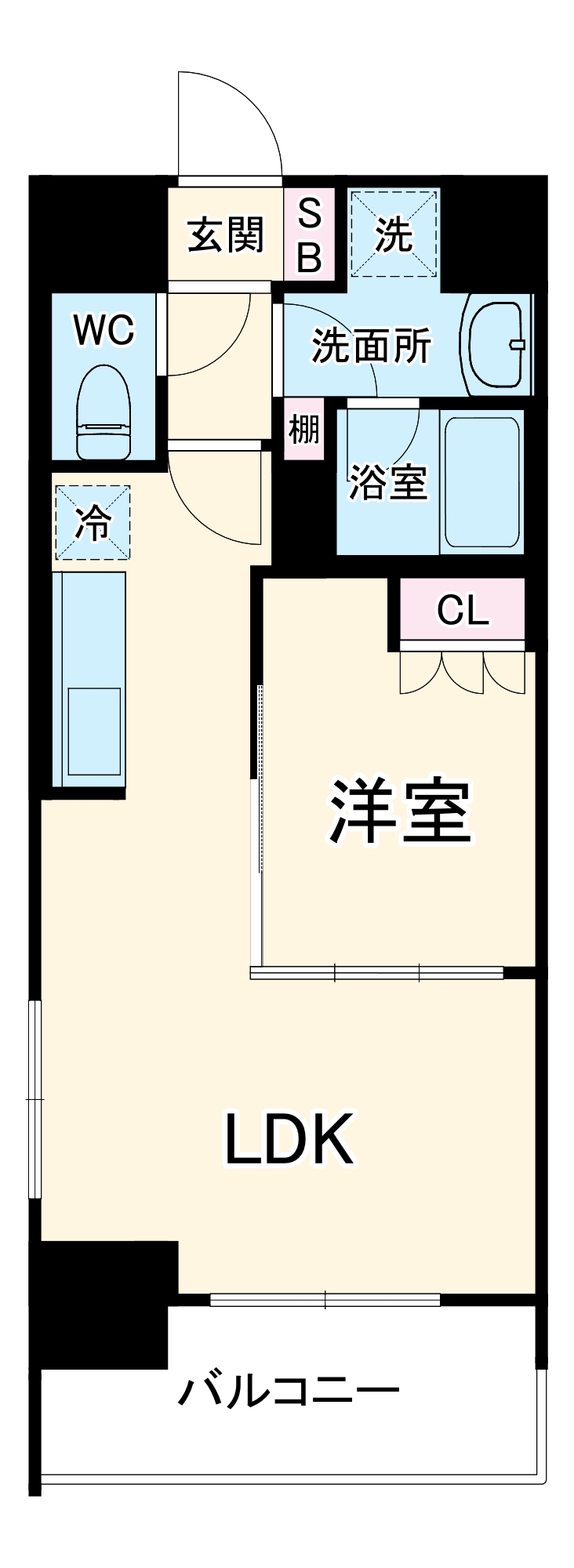 OKBアヴェニール菊井町の間取り