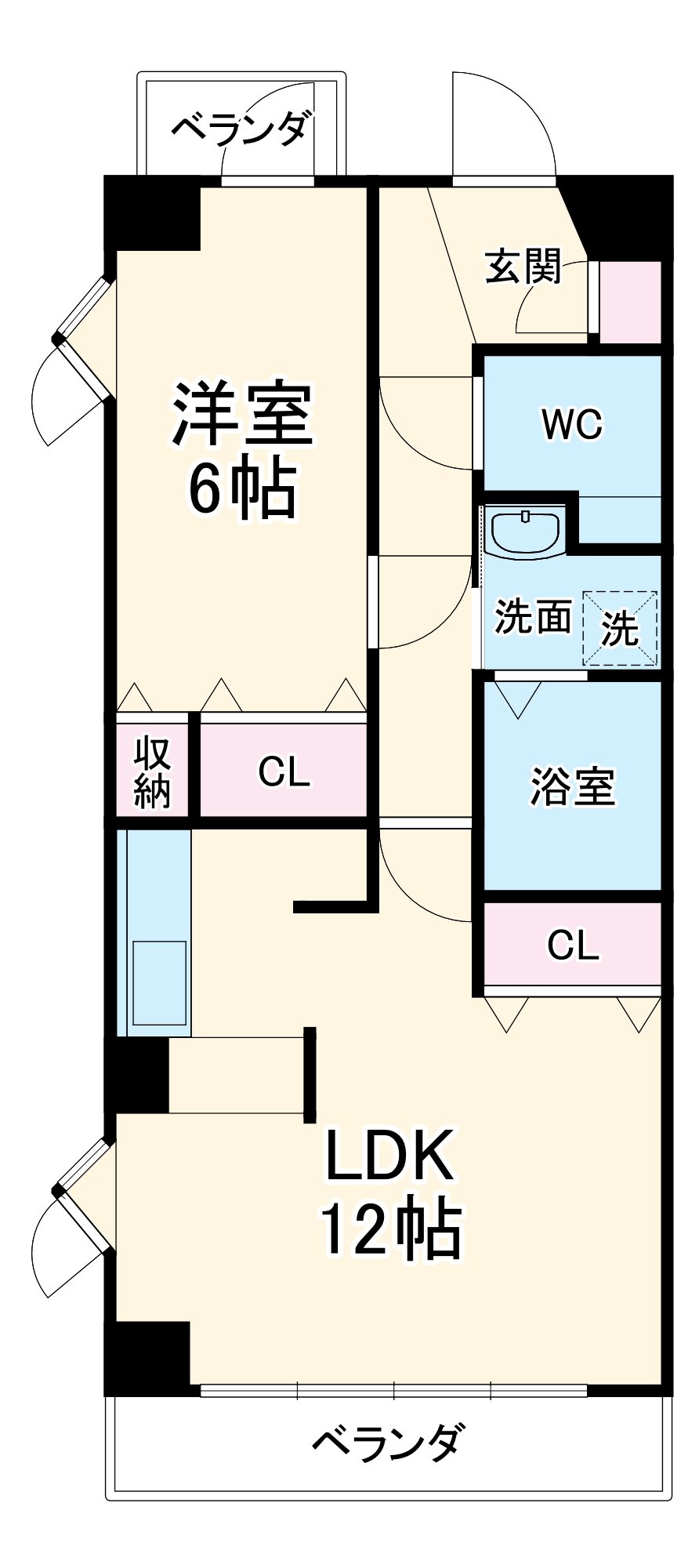 石川橋セブンの間取り