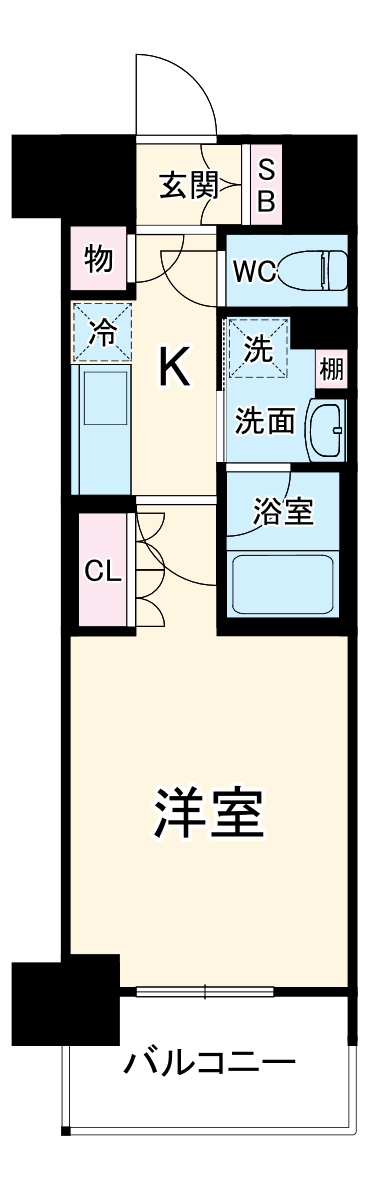ＯＫＢアヴェニール菊井町の間取り
