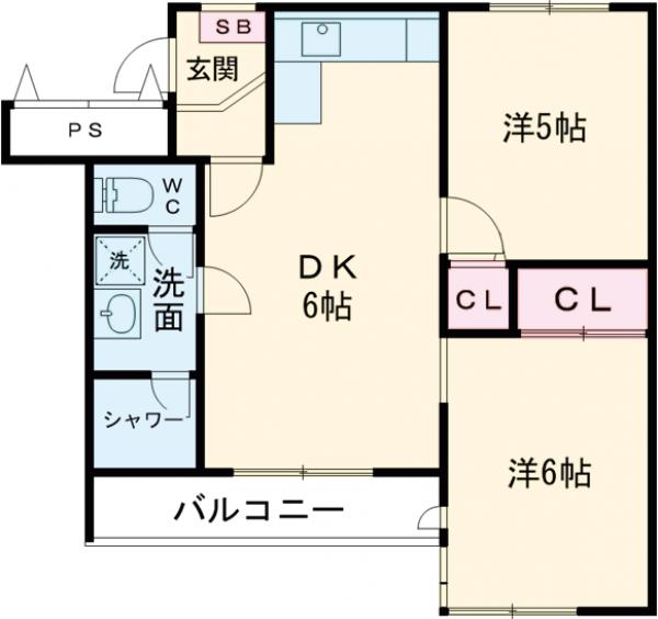 セザール尾山台の間取り