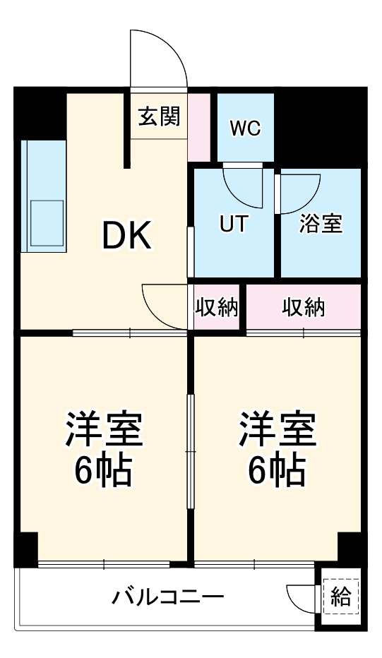 西京極ガーデンハイツの間取り
