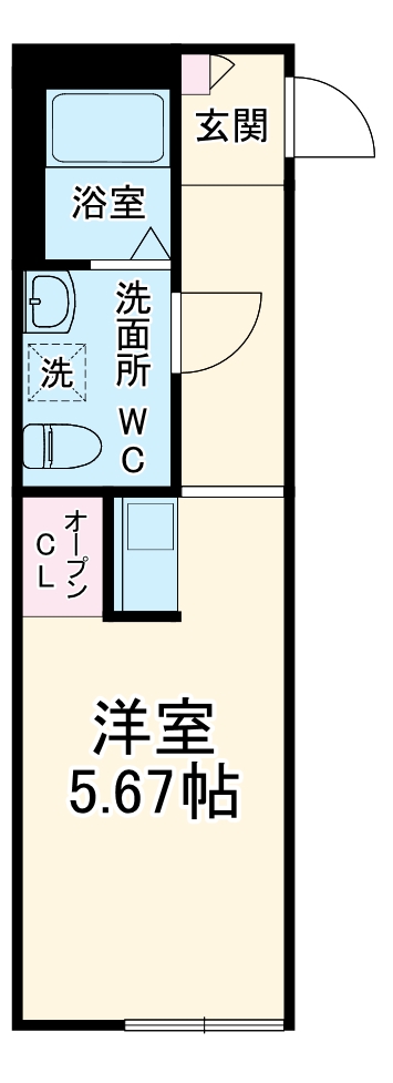 センターテラスの間取り
