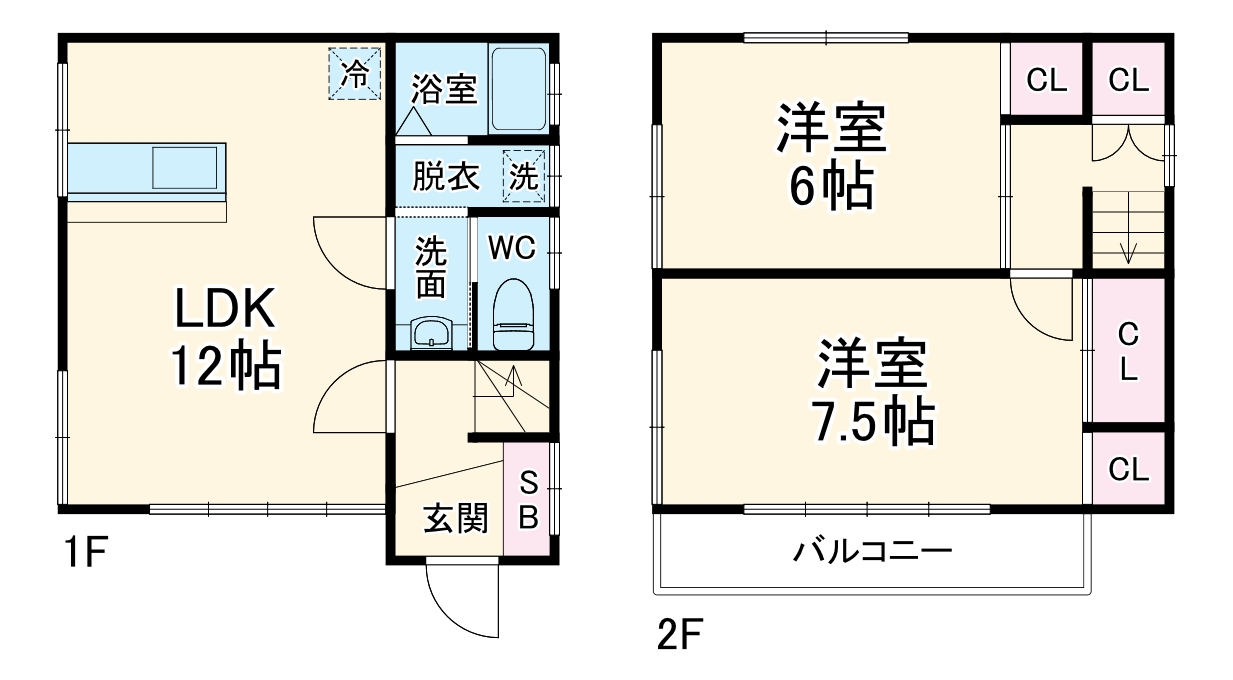 ミロメゾン市川曽谷4丁目 デザイナーズリノベ戸建ての間取り